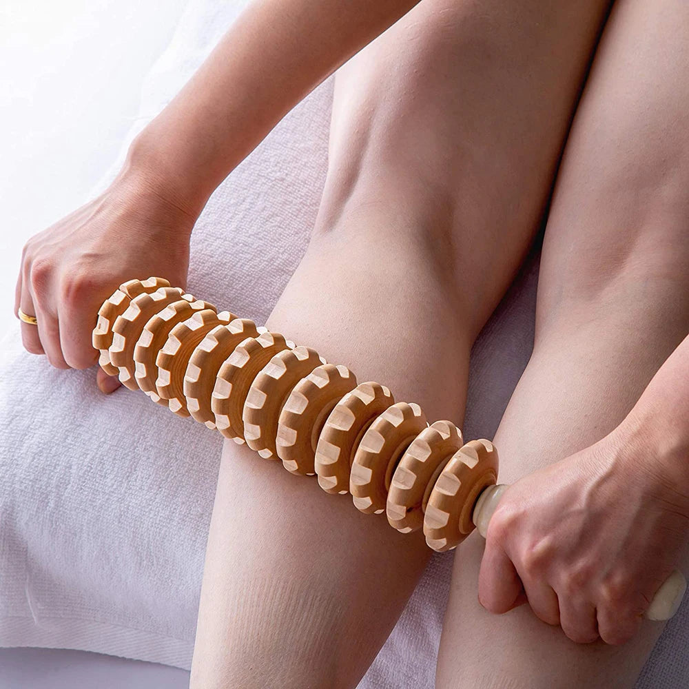 Natural Wood Massage Roller