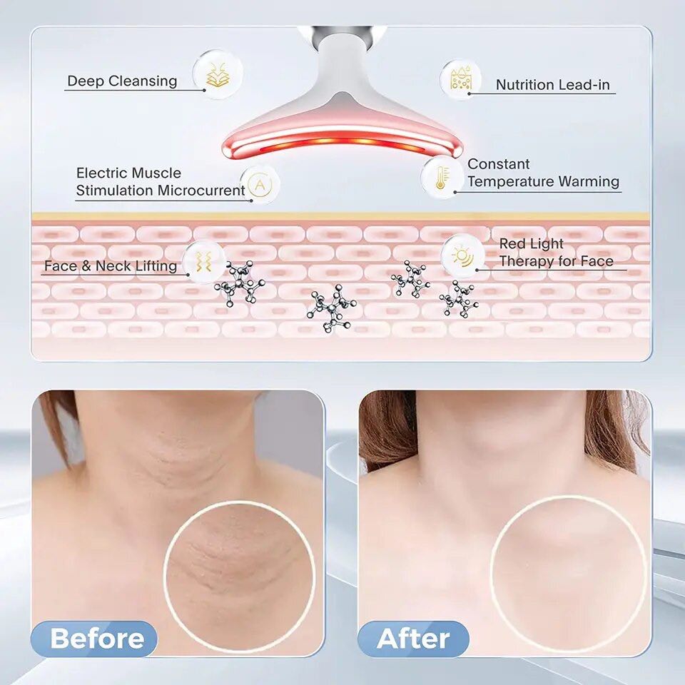 Microcurrent Face Neck Beauty Device