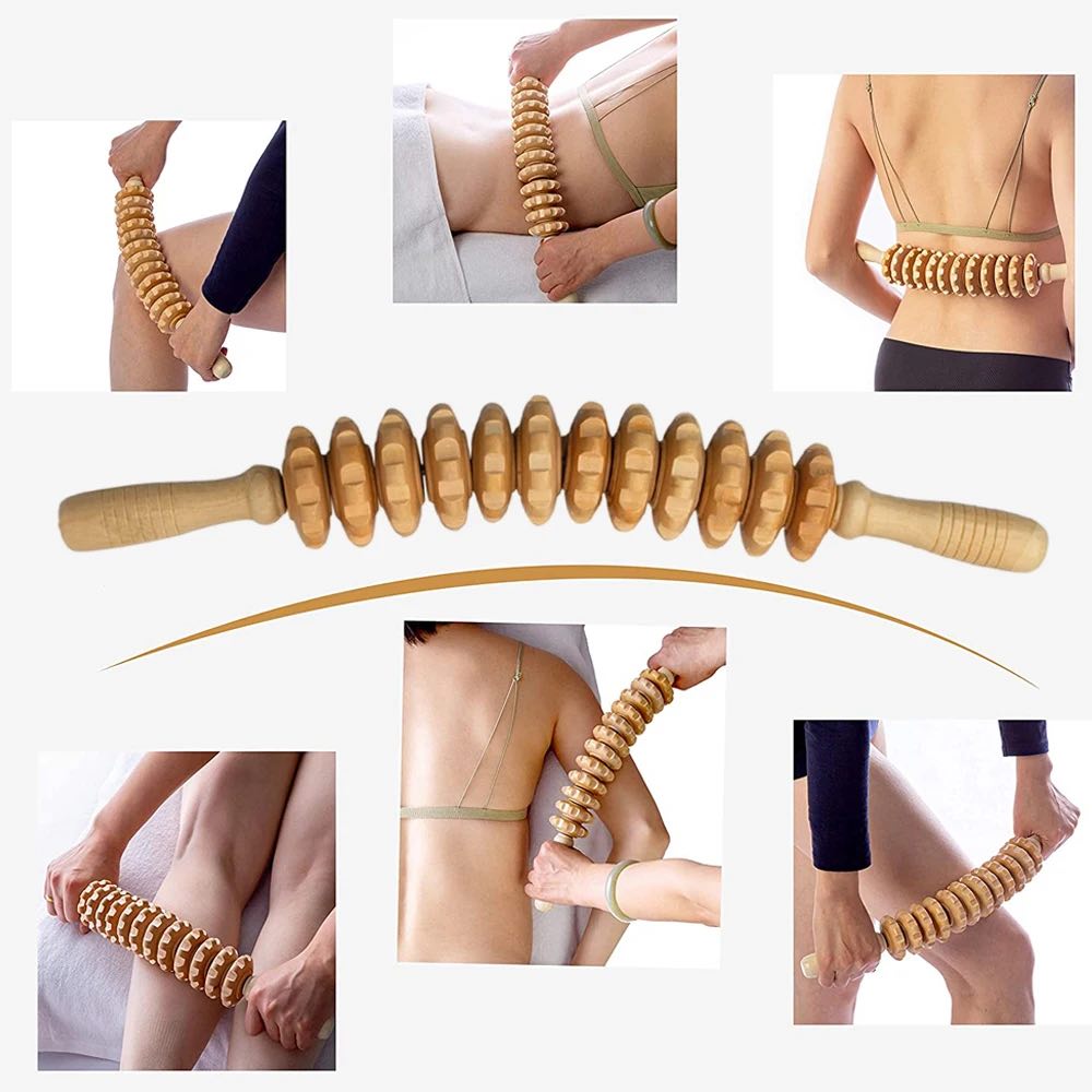 Natural Wood Massage Roller