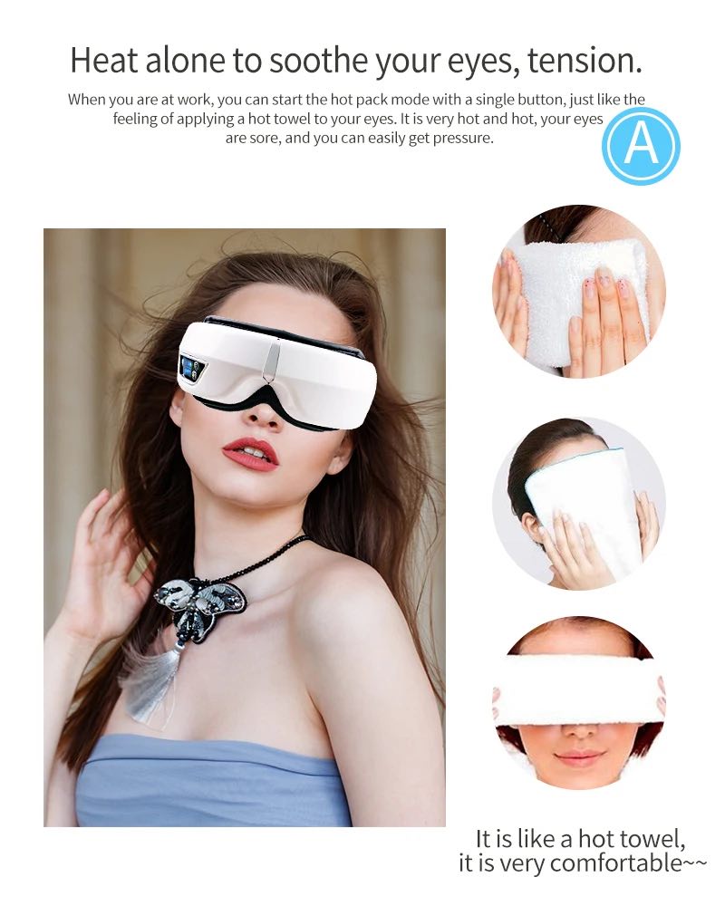 Smart Eye Massager for Migraine Relief & Better Sleep